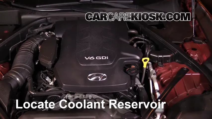 2016 Hyundai Genesis 3.8 3.8L V6 Coolant (Antifreeze)